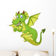 Cute cartoon dragon Wall Decal