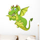 Cute cartoon dragon Wall Decal