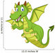 Cute cartoon dragon Wall Decal