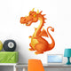 Cartoon Dragon Wall Decal