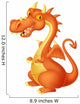 Cartoon Dragon Wall Decal