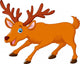 Cartoon Deer Wall Decal