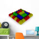 Building Blocks Pyramid Wall Decal