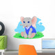 Cute Elephant Wall Decal