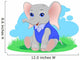 Cute Elephant Wall Decal