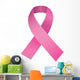 Pink breast cancer awareness ribbon Wall Decal
