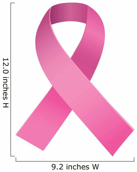 Pink breast cancer awareness ribbon Wall Decal
