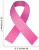 Pink breast cancer awareness ribbon Wall Decal