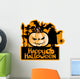 Vector sign. Happy Halloween. Wall Decal