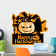 Vector sign. Happy Halloween. Wall Decal