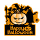 Vector Sign. Happy Halloween. Wall Decal