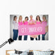 Composite image for breast cancer awareness Wall Mural