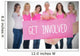 Composite image for breast cancer awareness Wall Mural
