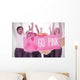 Composite image for breast cancer awareness Wall Mural