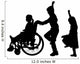 Vector silhouette of children. Wall Decal