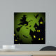 Flying Witch Halloween Night Wall Decal