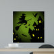 Flying Witch Halloween Night Wall Decal