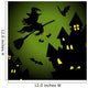Flying Witch Halloween Night Wall Decal
