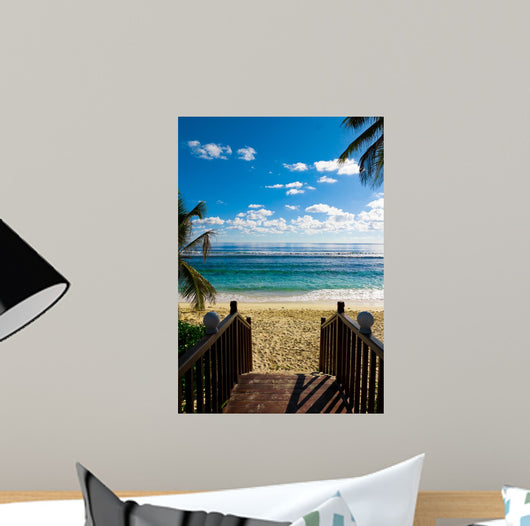 Landscape Deck Summer Wall Decal