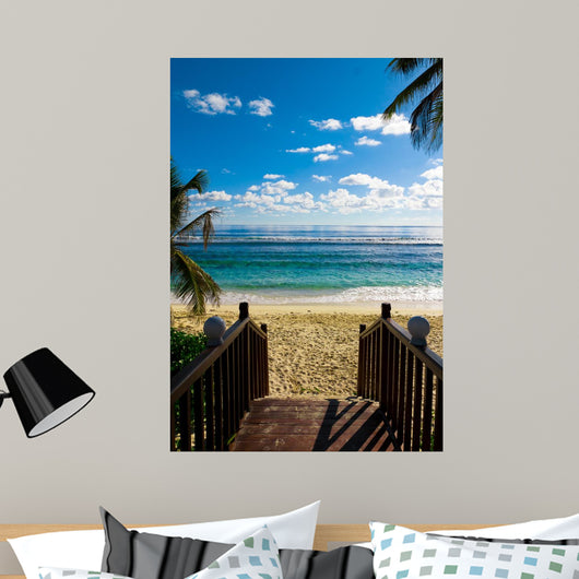 Landscape Deck Summer Wall Decal