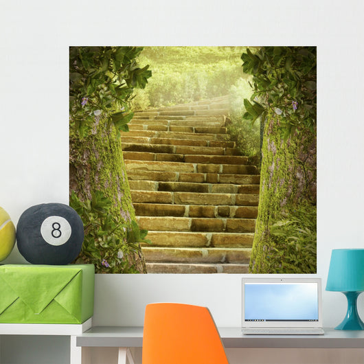Green Light Wall Mural