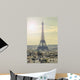 Eiffel tower symbol Wall Mural