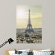 Eiffel tower symbol Wall Mural