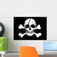 Black Pirate Flag Wall Decal