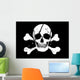 Black Pirate Flag Wall Decal