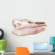 Ukrainian salty lard isolated on a white background Wall Decal