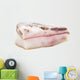 Ukrainian salty lard isolated on a white background Wall Decal