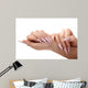 Female Hand with Beautiful Wall Decal