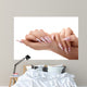 Female Hand with Beautiful Wall Decal