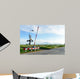 Railway Crossing Rural Scene Wall Decal