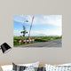 Railway Crossing Rural Scene Wall Decal