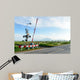 Railway Crossing Rural Scene Wall Decal