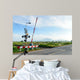 Railway Crossing Rural Scene Wall Decal