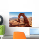 Freestanding natural arch located in Arches National Park Wall Mural