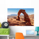 Freestanding natural arch located in Arches National Park Wall Mural
