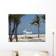 Cruise Ship with Palm Trees Wall Mural