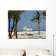 Cruise Ship with Palm Trees Wall Mural