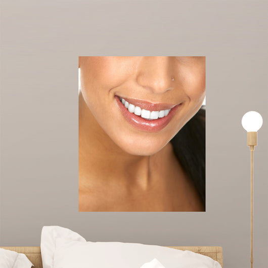 Woman Teeth Wall Decal