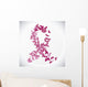 breast cancer design Wall Decal