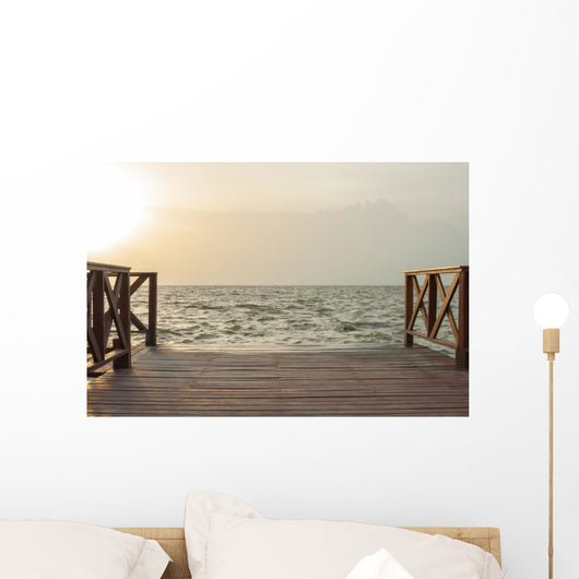 End of the dock Wall Mural