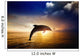 Sunrise Dolphin Jumping Wall Mural