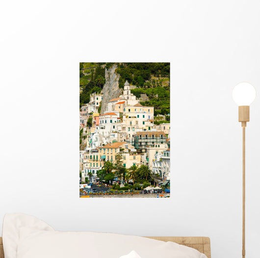 Amalfi Coast Cliff Wall Mural
