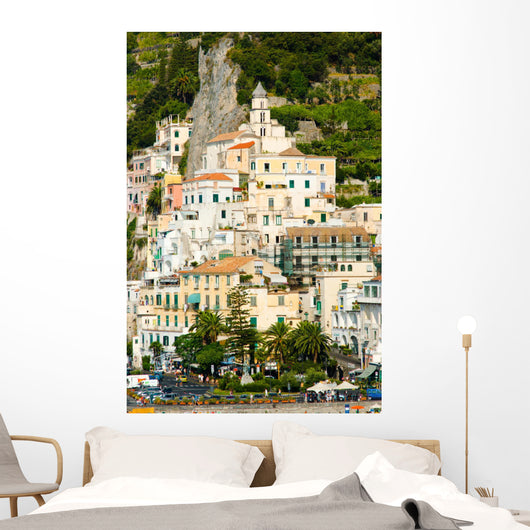 Amalfi Coast Cliff Wall Mural