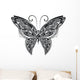 Openwork Butterfly Monochrome Wall Decal