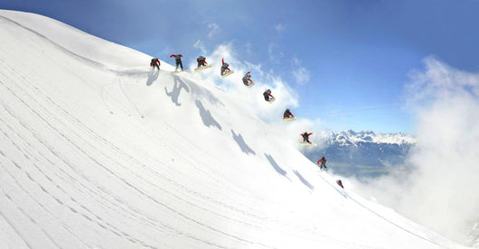 Backcountry Snowboarding Jump Wall Decal
