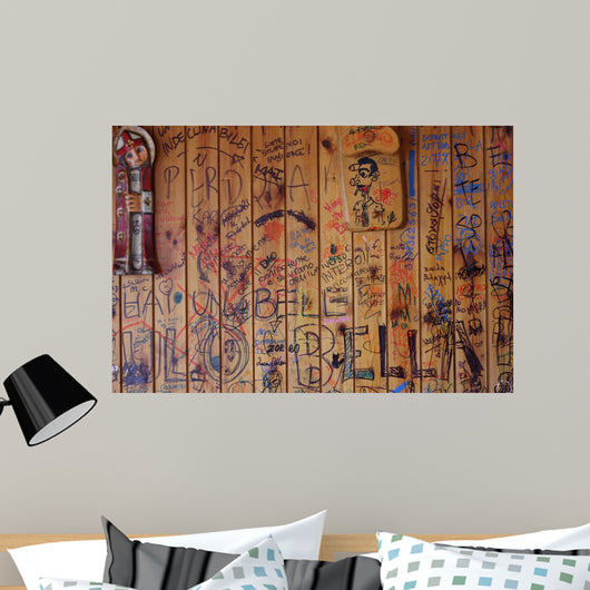Italian graffiti Wall Mural